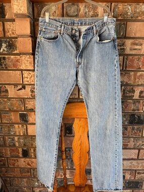 Levi's Light Blue Straight Men's Jeans 501